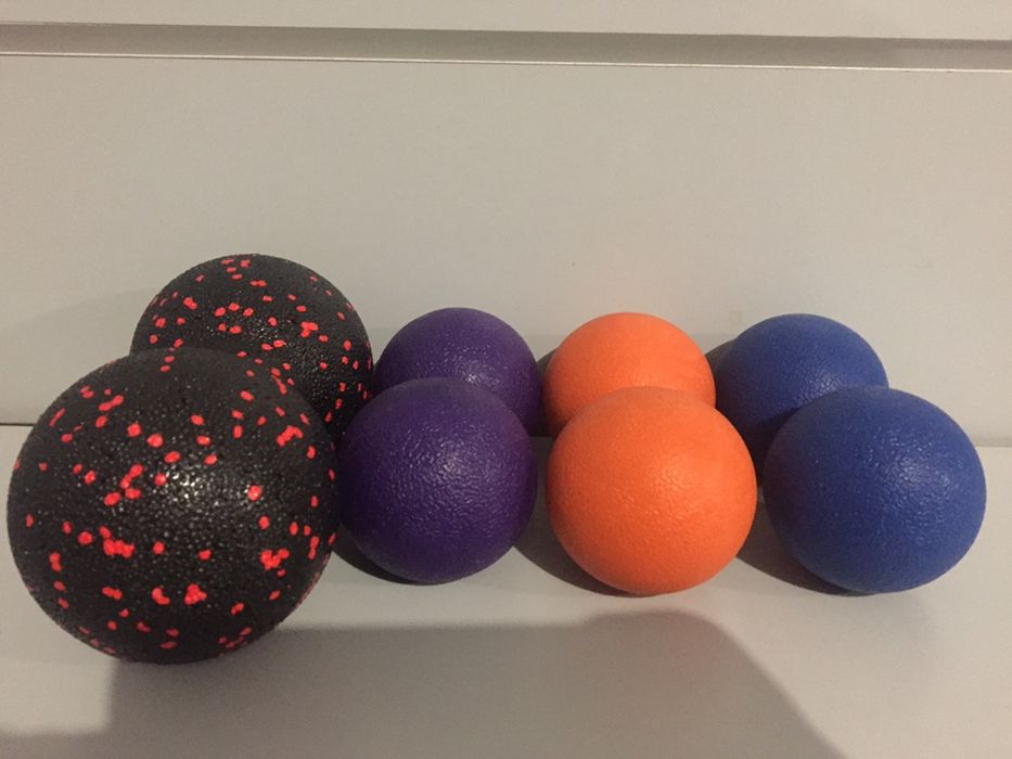 Масажный мяч двойной Масажер арахис ролик валик для масажа