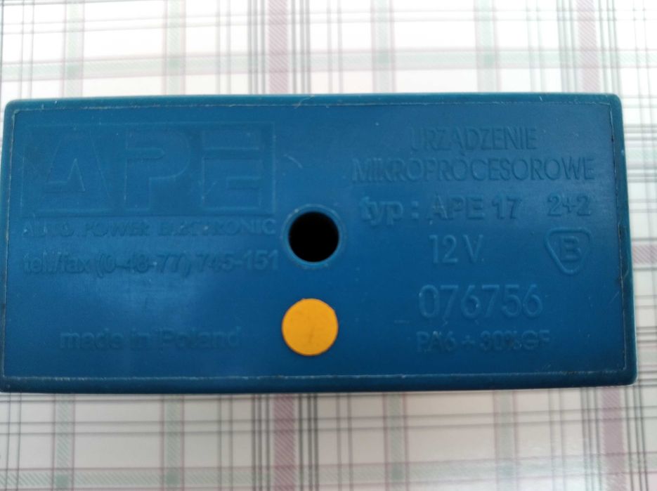 Mikroprocesor Przekaźnik FSO Polonez Caro Plus APE 17 Oryginał Sprawny 076756