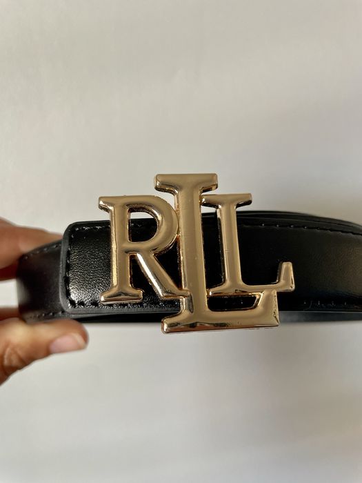 Cinto preto novo Ralph lauren