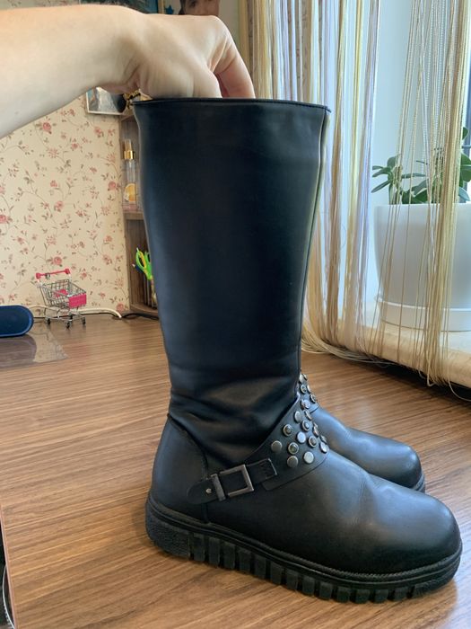 Сапожки с натуральным мехом