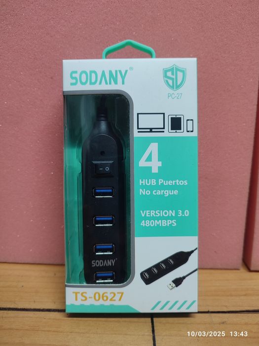 HUB 4 portas USB - novo