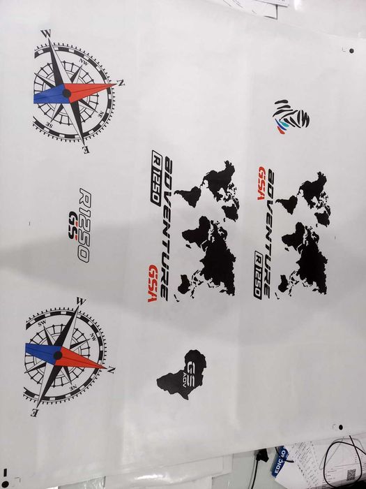 Bmw Gs800/ Gs1200/Gs1250 Autocolantes para malas aluminio