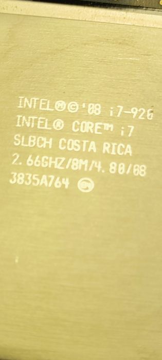 Intel Core i7 Processor 2.66 GHz64752396446721121