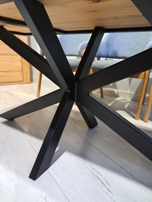 PAJĄK- Krzyżak noga do stołu w stylu loft