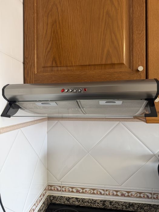 Cozinha + Placa Vidro Cerâmica + Exaustor + Lava Loiça