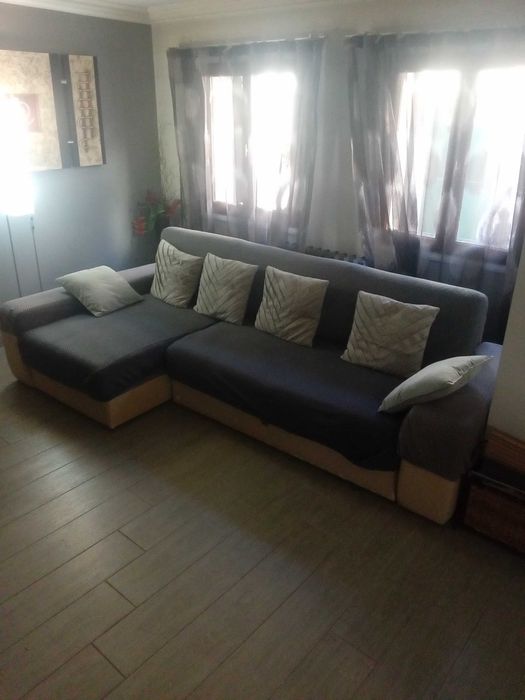 sofá com cama, mobiliário de casa