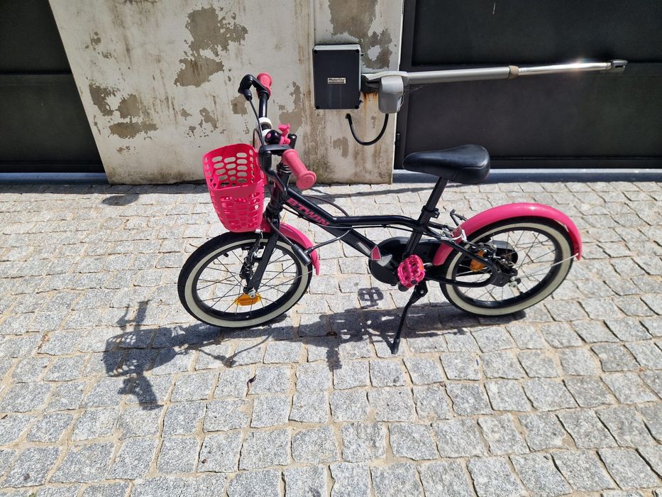 Bicicleta menina 16 Decatlhon b-twin