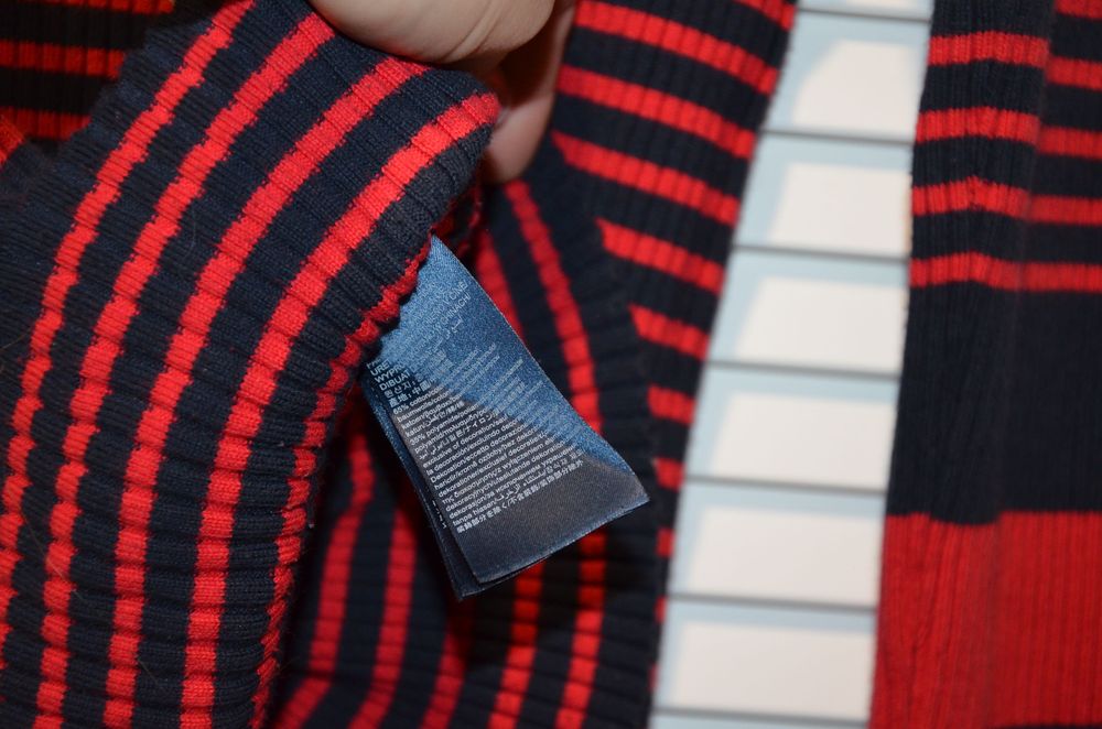 sweter Tommy Hilfiger r. L /46/48 w pasy