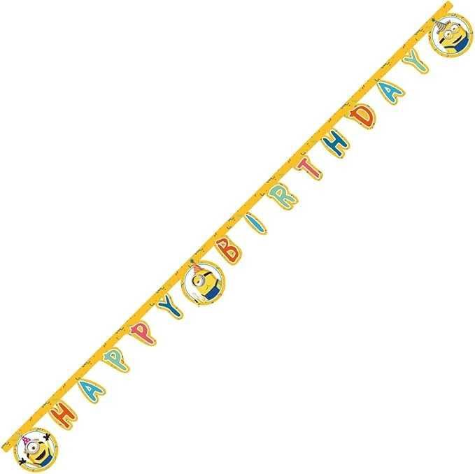 Conjunto de festa aniversário e festas temáticas Minions