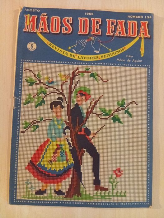 Mãos de Fada, revista de lavores feminino. Lote 3 revistas.