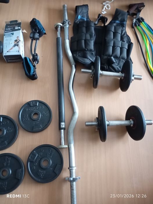 Vario material musculação