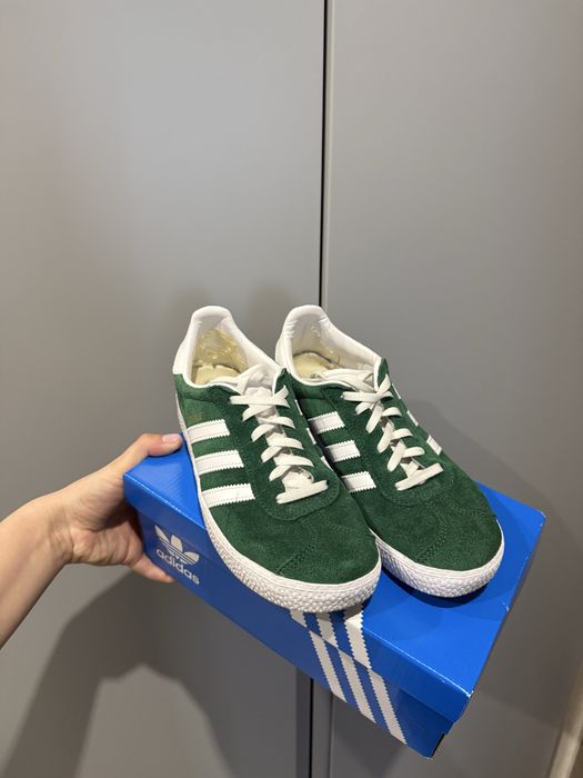 Adidas gazelle кеды изумруд