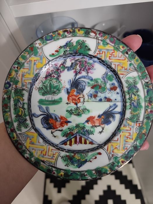 Pratos de porcelana de Macau.