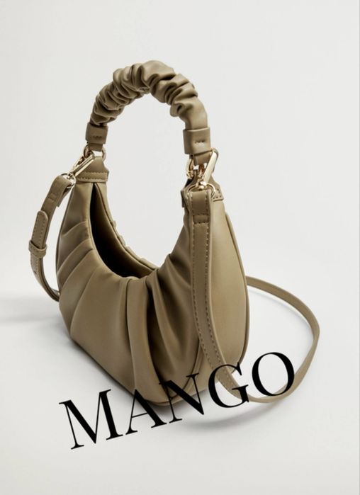 Сумка багет бренду mango