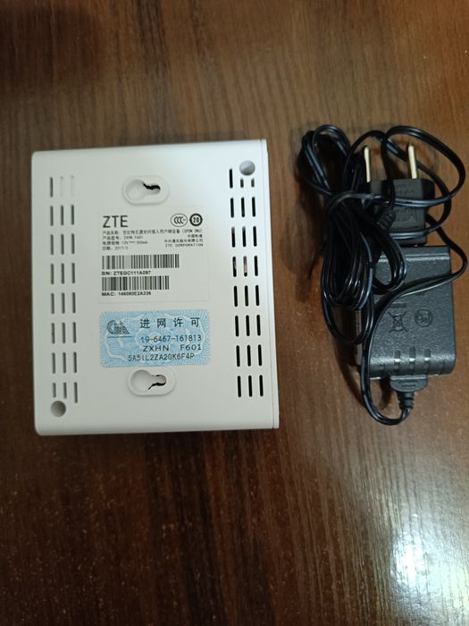 Модем Gpon Onu Zte для оптоволоконного інтернету