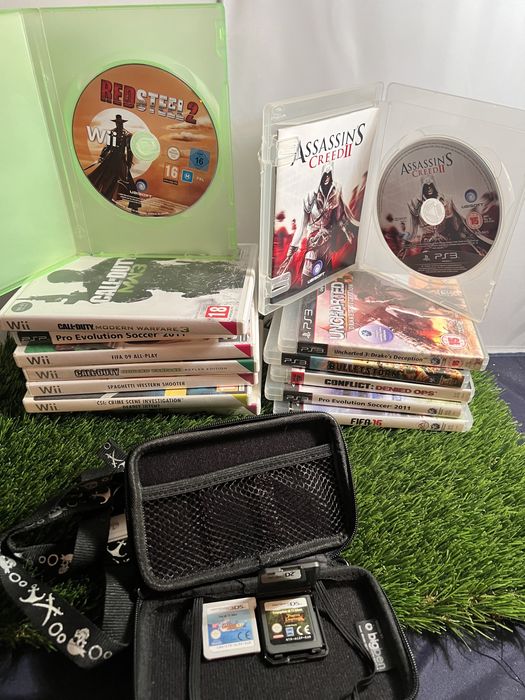 Lote 15 Jogos Wii, Ps3, Psp, DS e 3Ds