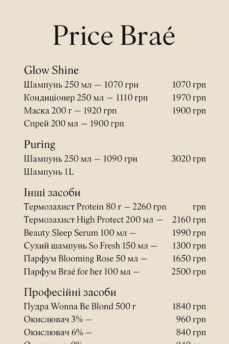 Brae Revival-лінія для пошкодженого волосся