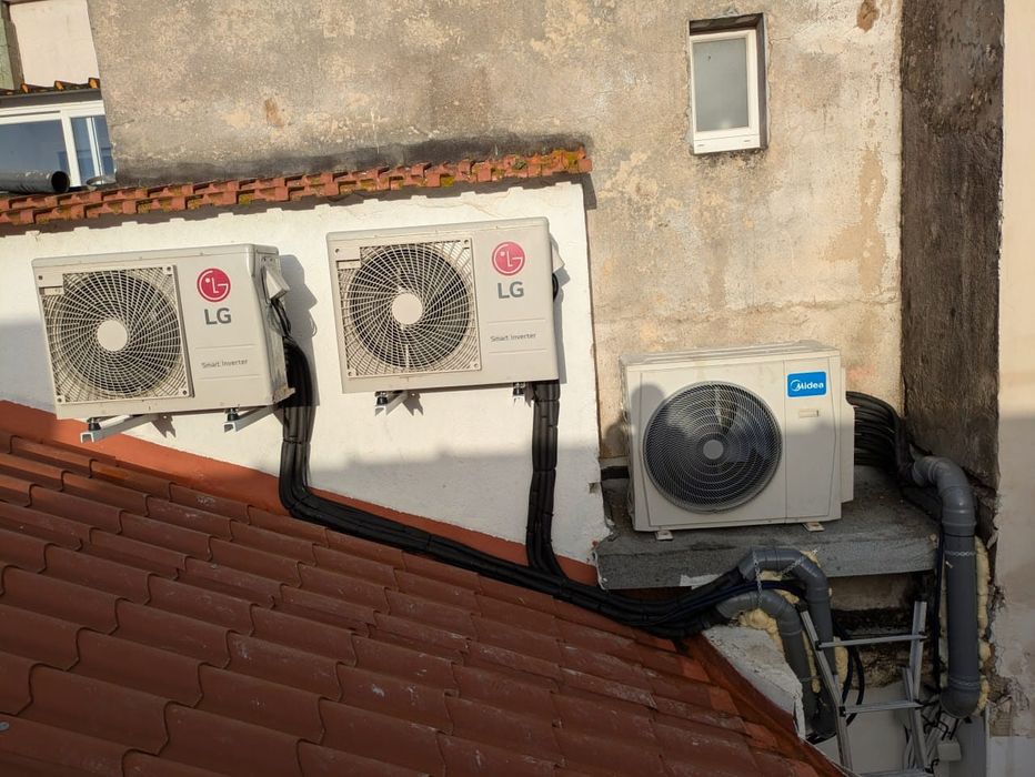 Ar condicionado frio e quente