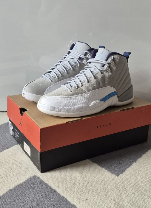 Air Jordan 12 Retro Grey Univesity Blue roz 42,5  I roz 44 uwaga