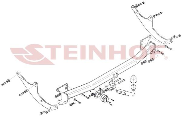 Engate de Reboque Renault Kangoo 2021+ | Mercedes Citan 2021+
