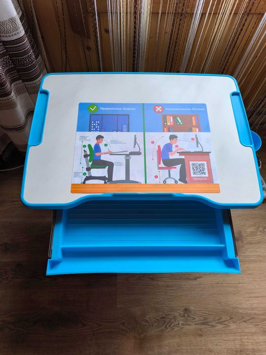 Дитяча парта і стул Evo-kids Evo-06 Blue Ergo