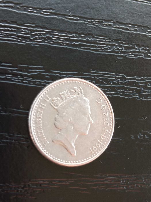 Moneta Five Pence 1991 Rok Wielka Brytania