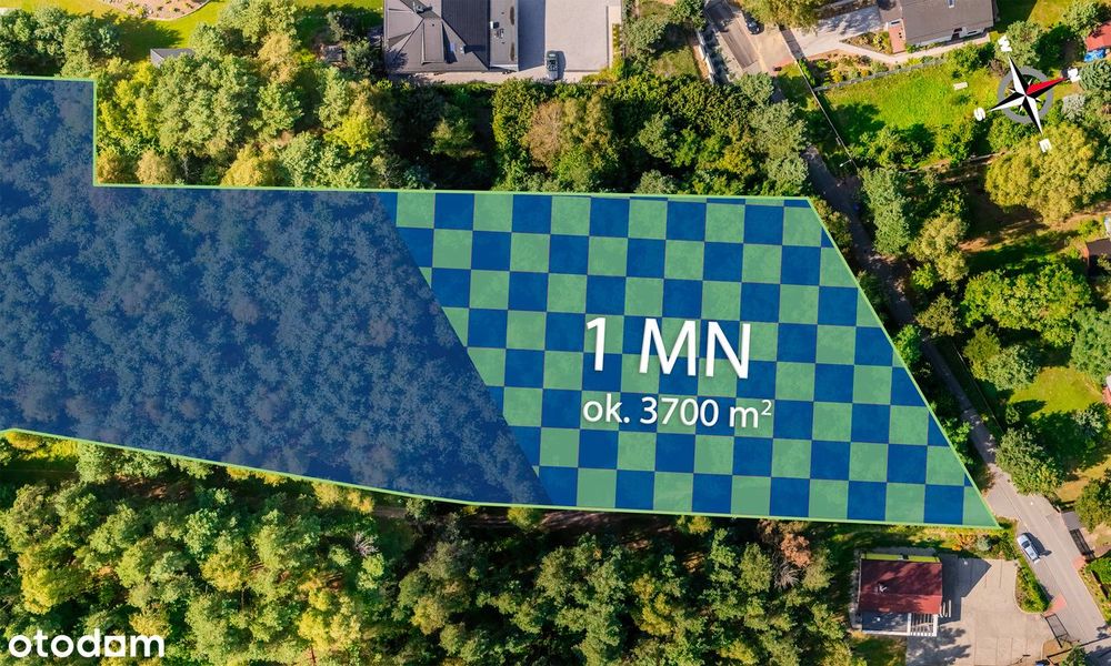 Działka 5,7 ha na Jurze | Część budowlana 3700m² +las| Wszystkie media