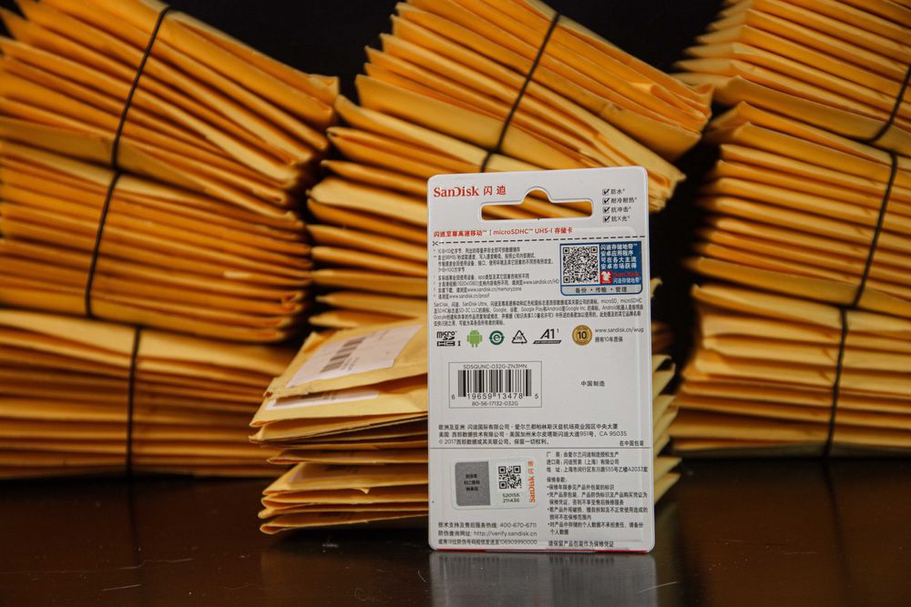 Lote 100 Cartões SanDisk microSDHC 32GB