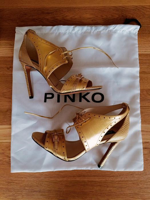 Damskie sandały na obcasie Pinko Francine