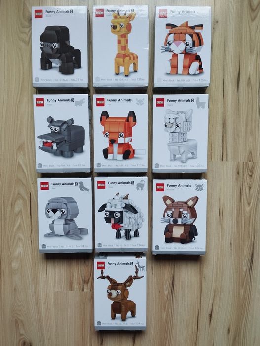 Mini klocki dla dzieci miniaturowe kolorowe młodzież małe figurki ABS