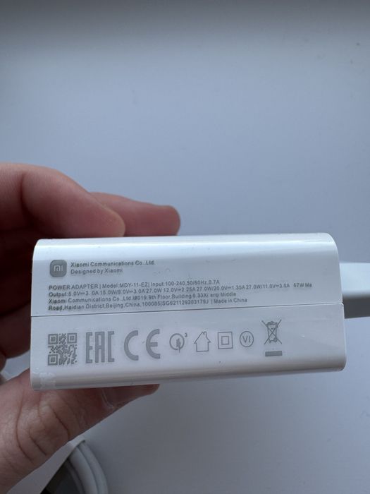 Швидка зарядка Xiaomi 67W 120w блок+кабель/быстрая зарядка Сяомі/ Дроп