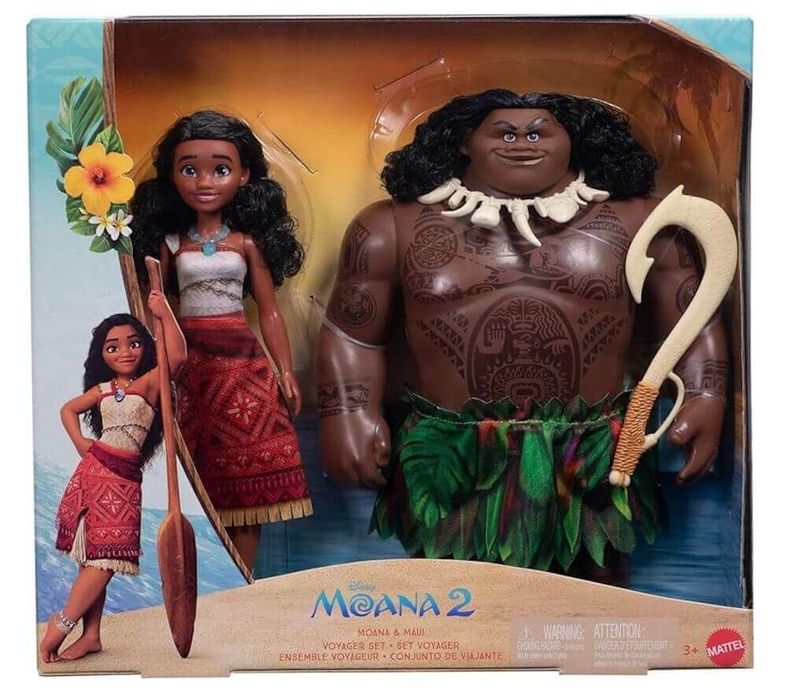 Ігровий набір Моана та Мауи mattel Moana-2