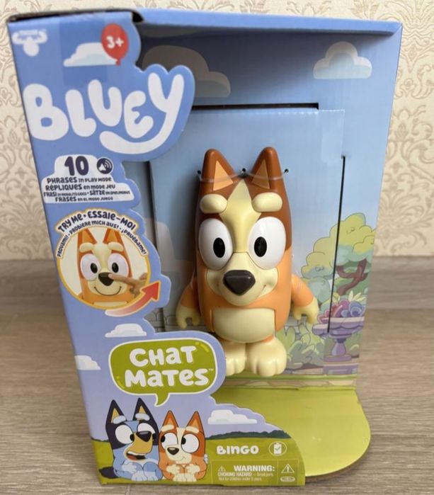 Інтерактивна іграшка Бінго 14 см bluye chat mates talking figure