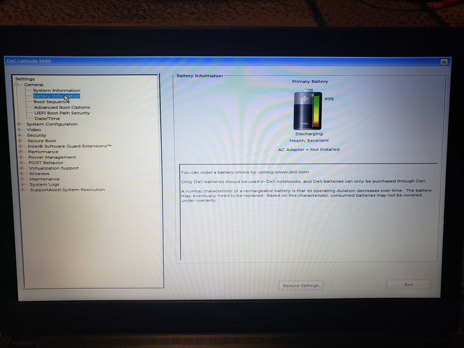 Dell Latitude 3580 15.6" FullHD Core i5 256GB SSD 8GB DDR4 WebCam