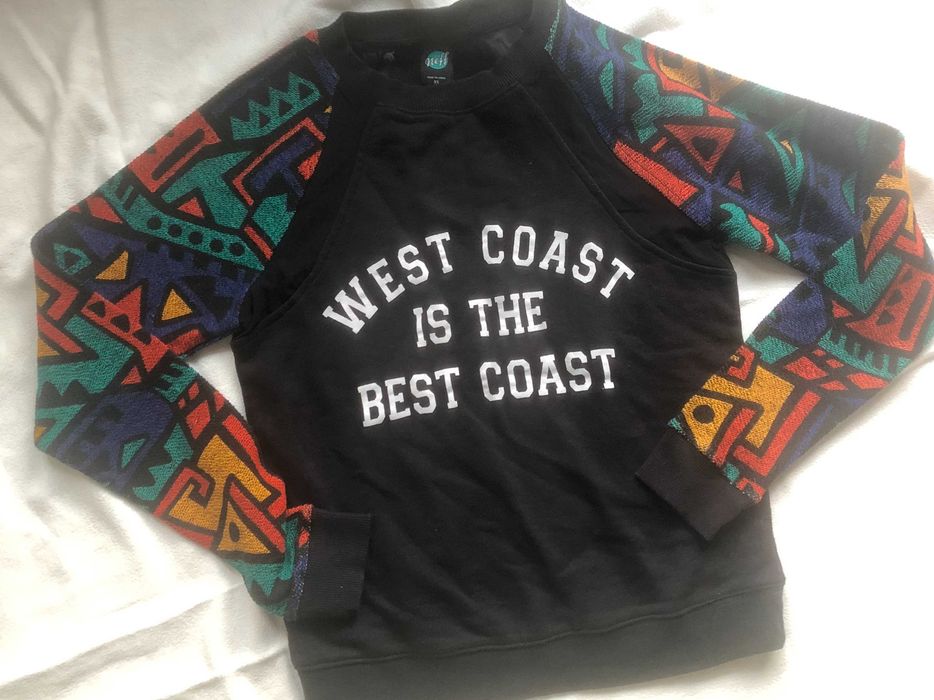 Neff худи свитер hoodie XS west coast is the best coast volcom vans