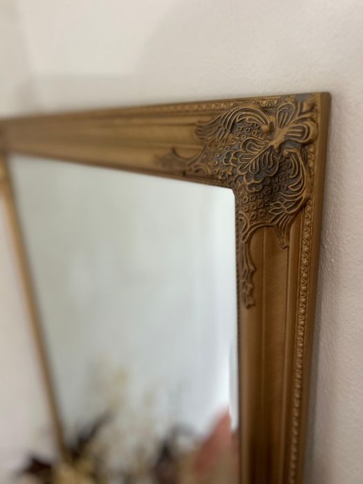 Espelho Dourado novo/ grande dimensão