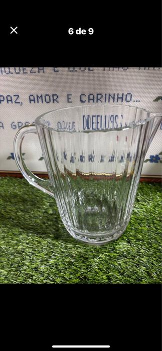 Jarra grande em cristal