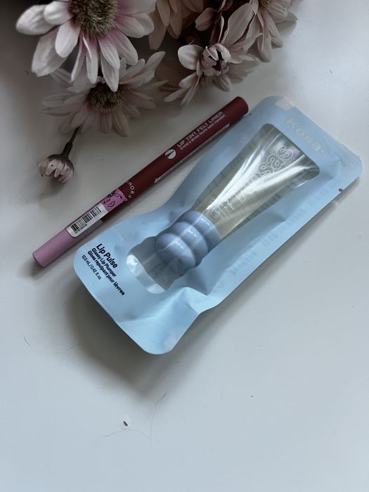 Lip combo lip duo Sephora Kosas lip stain + błyszczyk lip plumper zestaw NOWY bundle