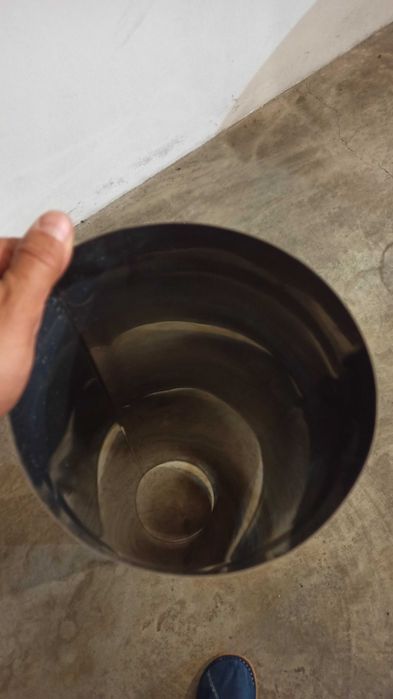 Tubo Inox 1m diâmetro 180mm