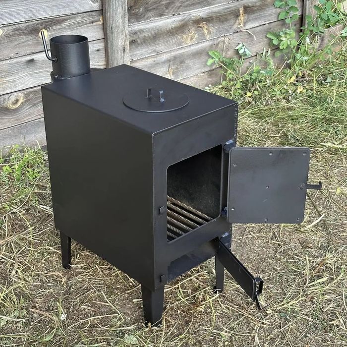 ‼️ Буржуйка для дома • Печь отопительная на дровах • Піч з КПД 75%‼️