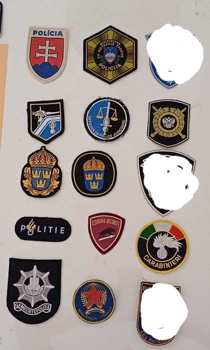 Colecção patches de polícia