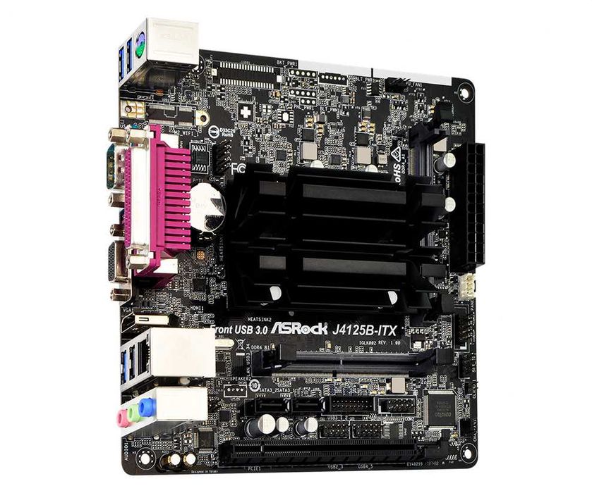 [Usado] Motherboard Mini-ITX ASRock J4125B-ITX + 16GB de RAM