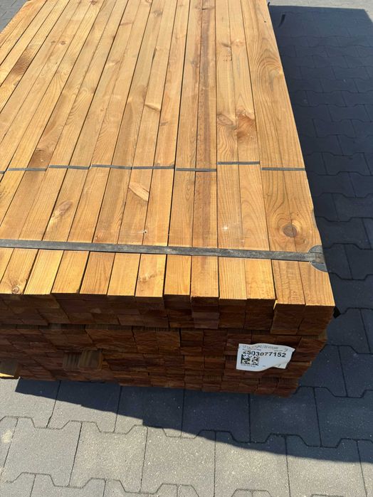 Kontrłata sucha strugana impregnowana ciśnieniowo 25x47