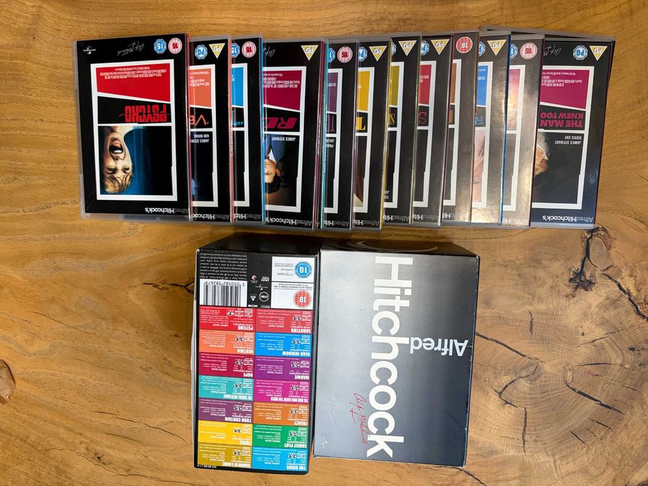 Kolekcja filmow DVD - Plyty DVD- Filmy- Hitchcock - 14 Kultowych Filmow