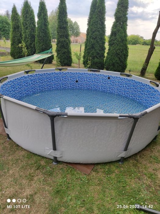 Basen stelażowy  Bestway 3.05 m stan idealny