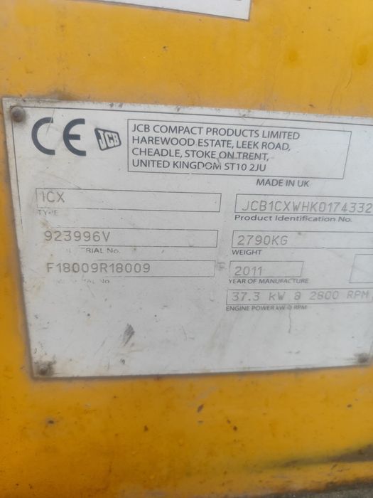 Koparko ładowarka jcb cx1