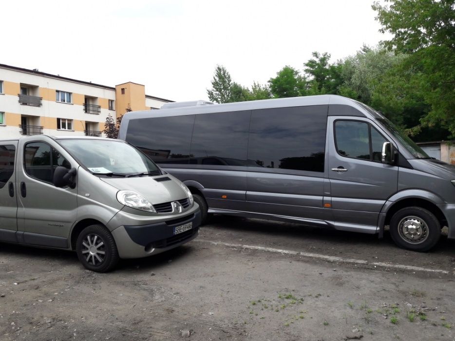 Przewóz pracowników, wynajem busa