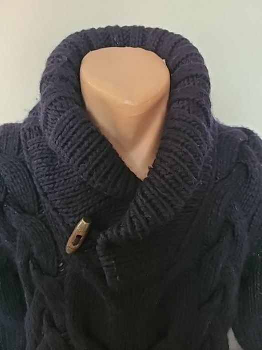 Мужской свитер 46/48 крупной вязки размер.