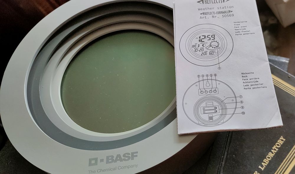 Relogio weather station BASF