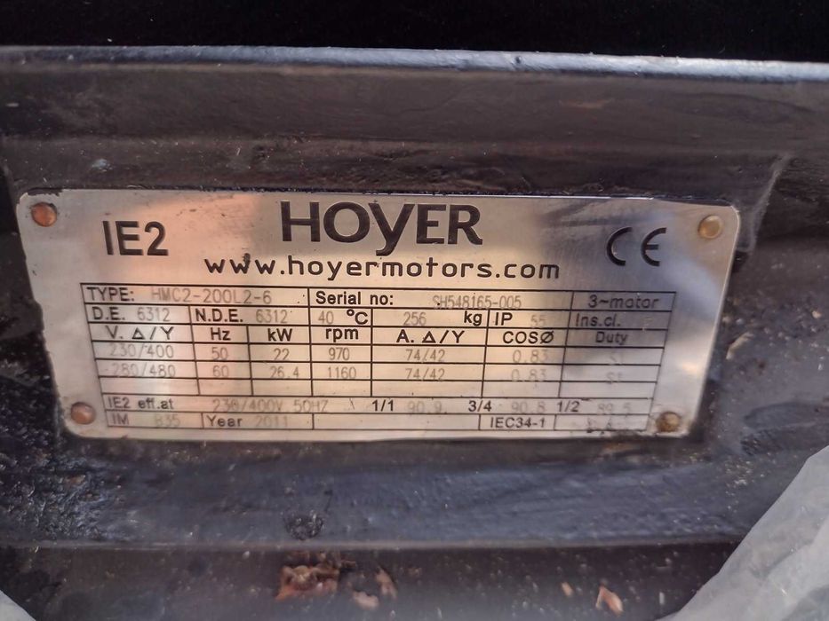 Silnik elektryczny Hoyer HMC2-200L2-6